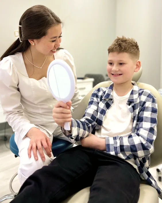 Профессиональная гигиена постоянных зубов детям в Мытищах