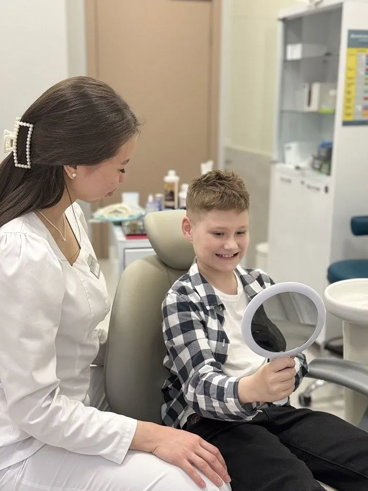 Лечение постоянных зубов детям  и подросткам в Солнцево